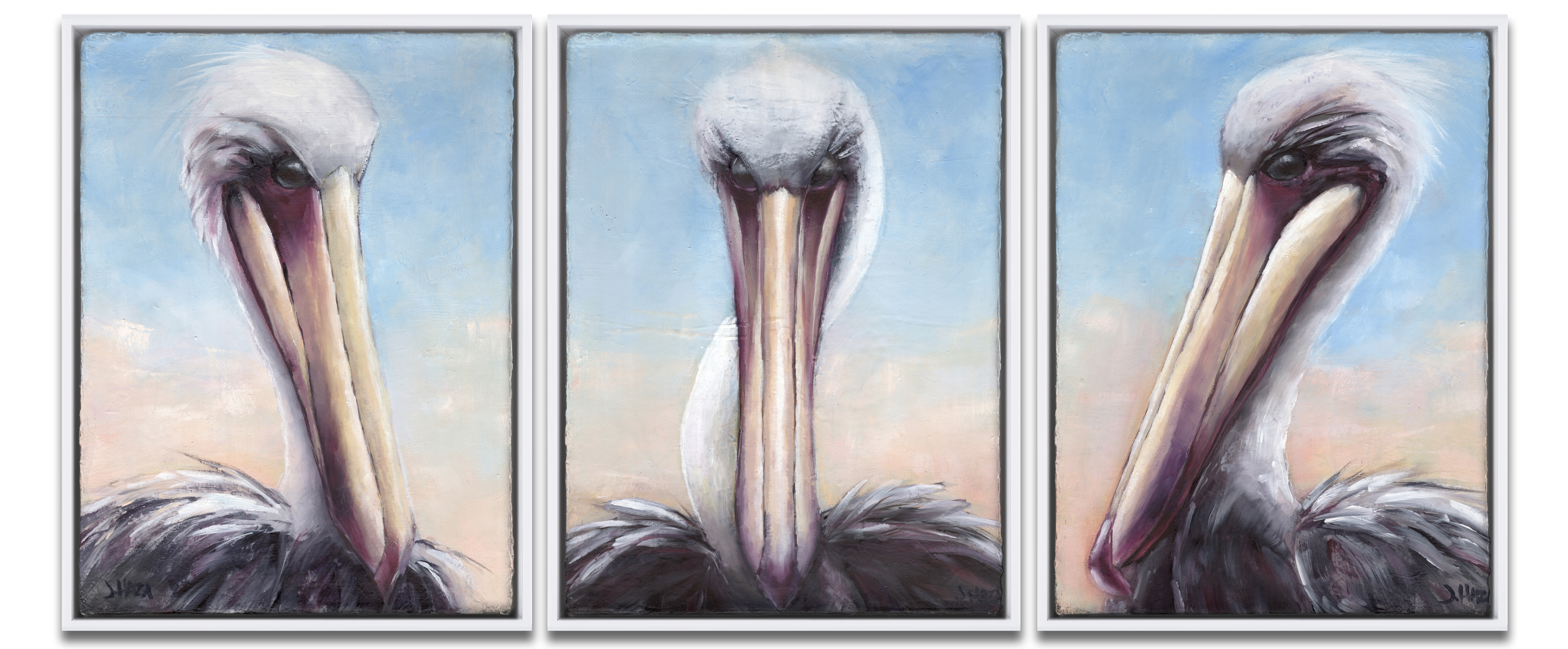 P.W.A 1,2 & 3 - Oil on Canvas