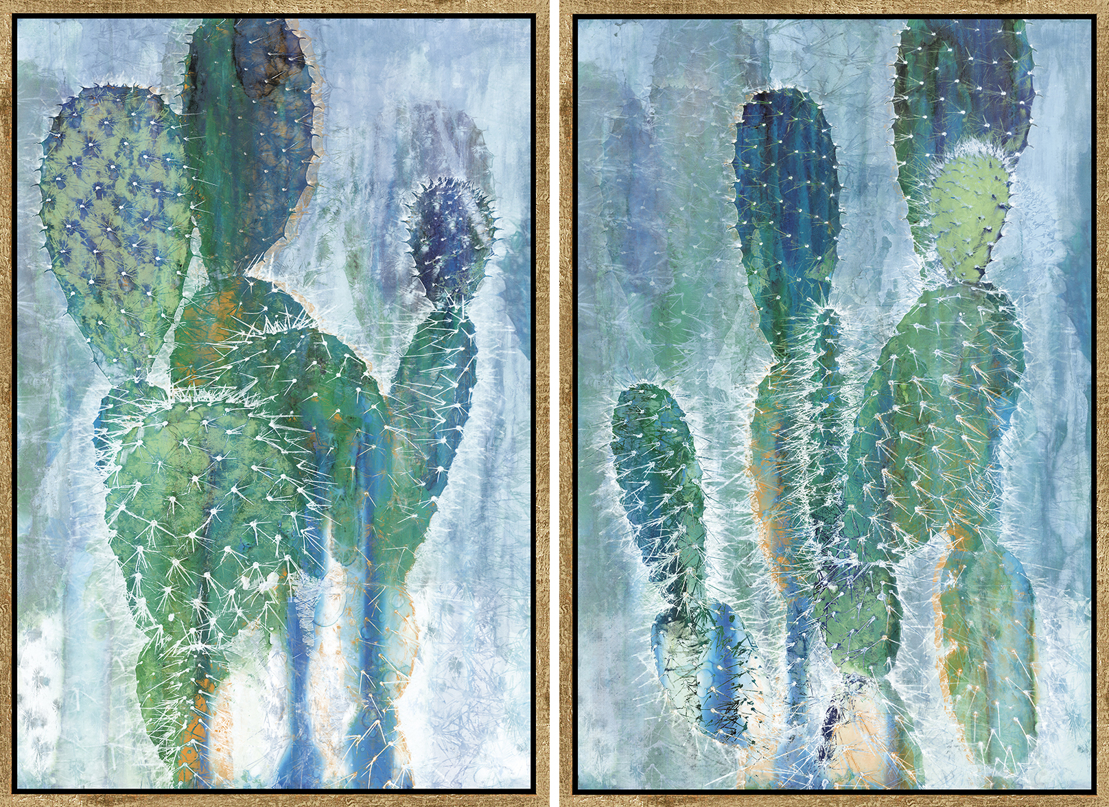 Painted Cactus I & II